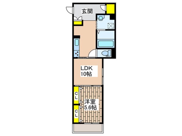 D-room surfside k2の物件間取画像